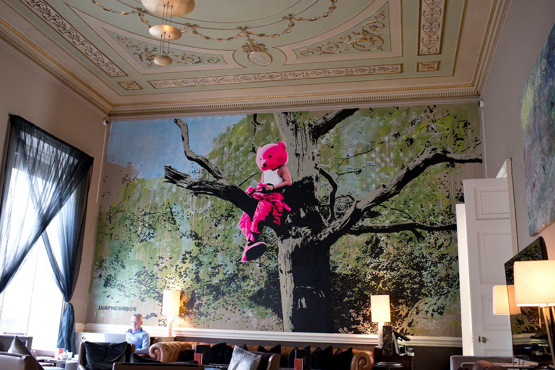 I ♥ Day Dreaming - Mural at Home House, London