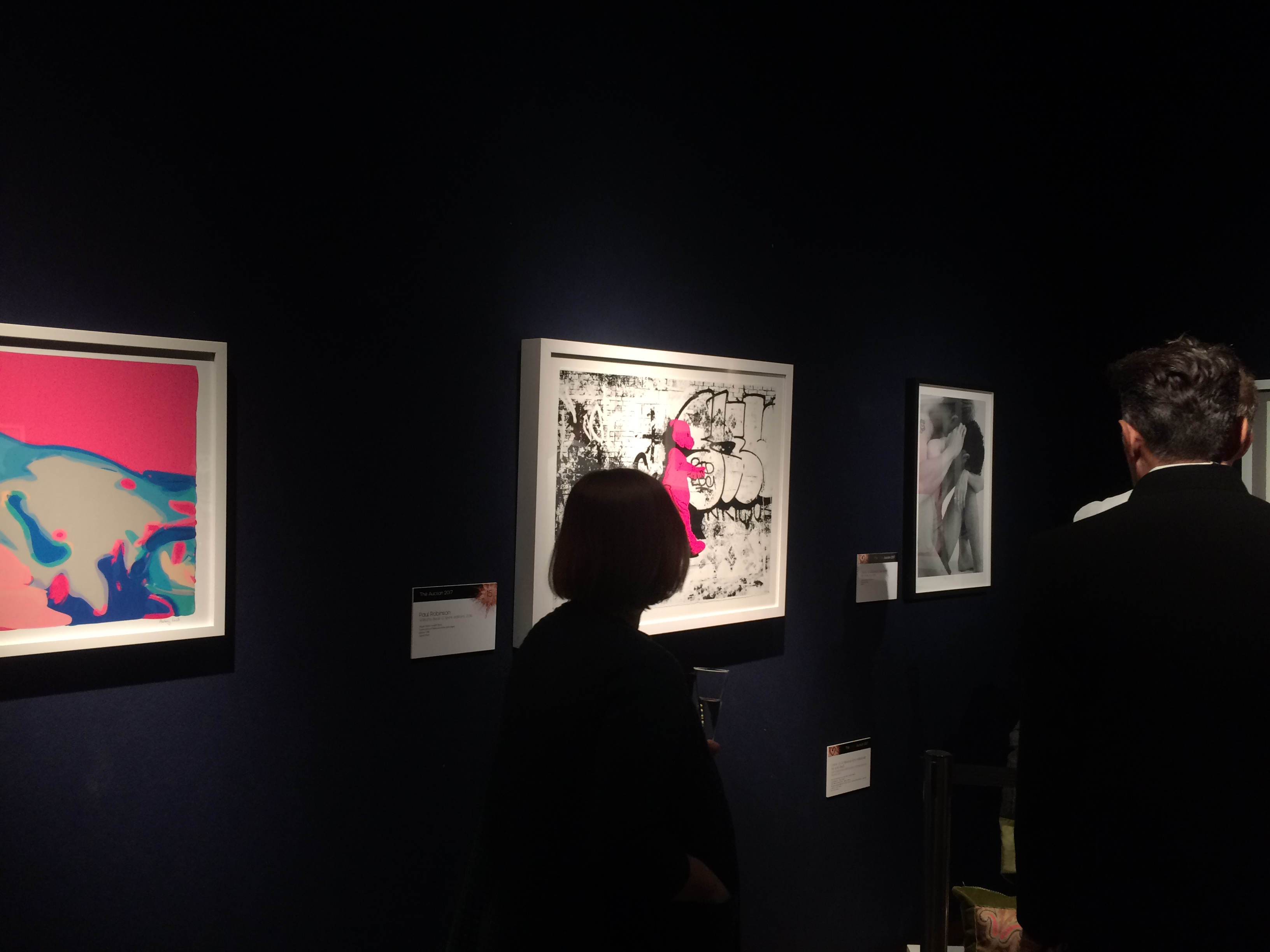 The print was exhibited at Christie's main auction house on Kings Street.