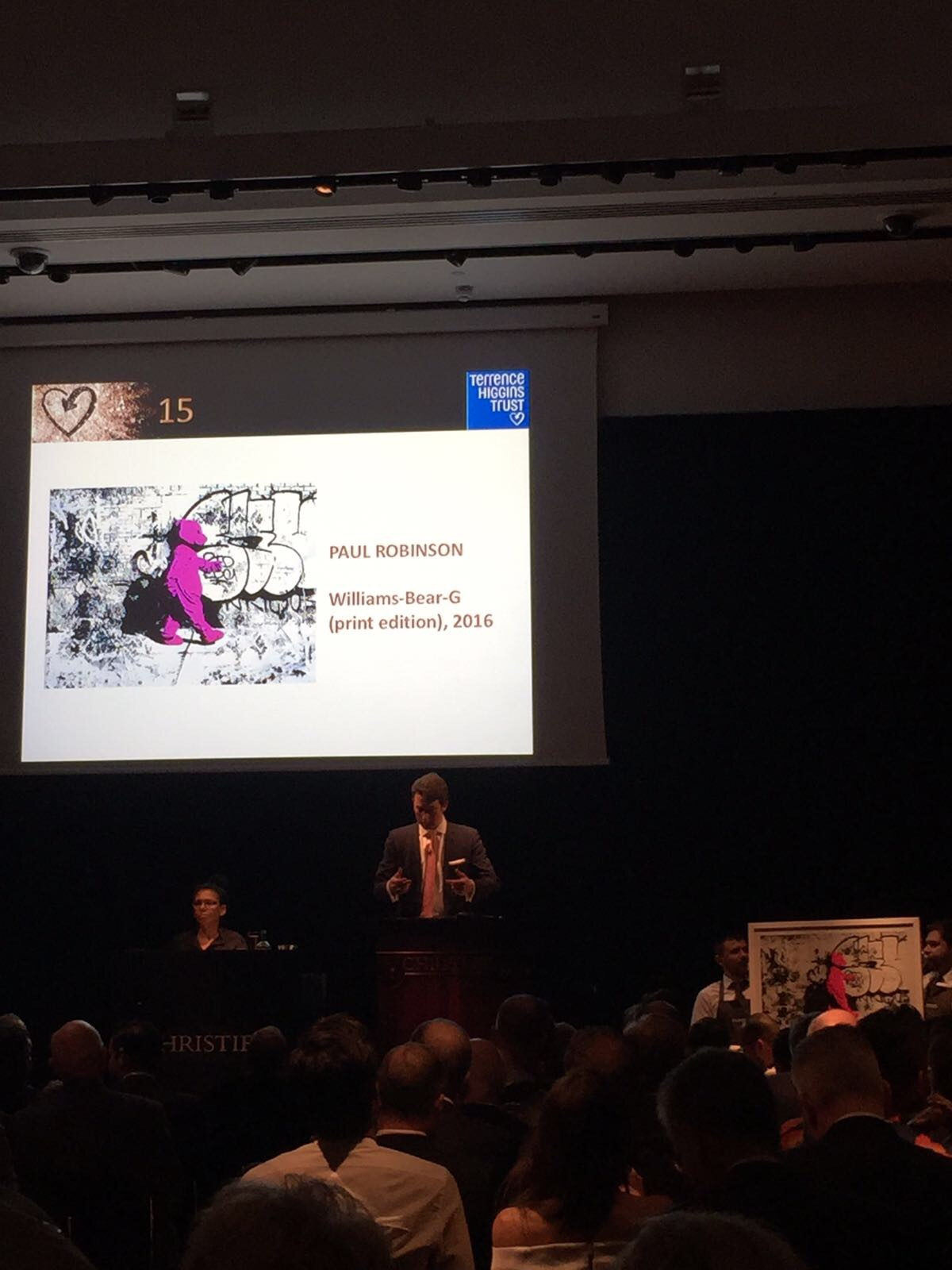 The Pink Bear up for auction at Christie's