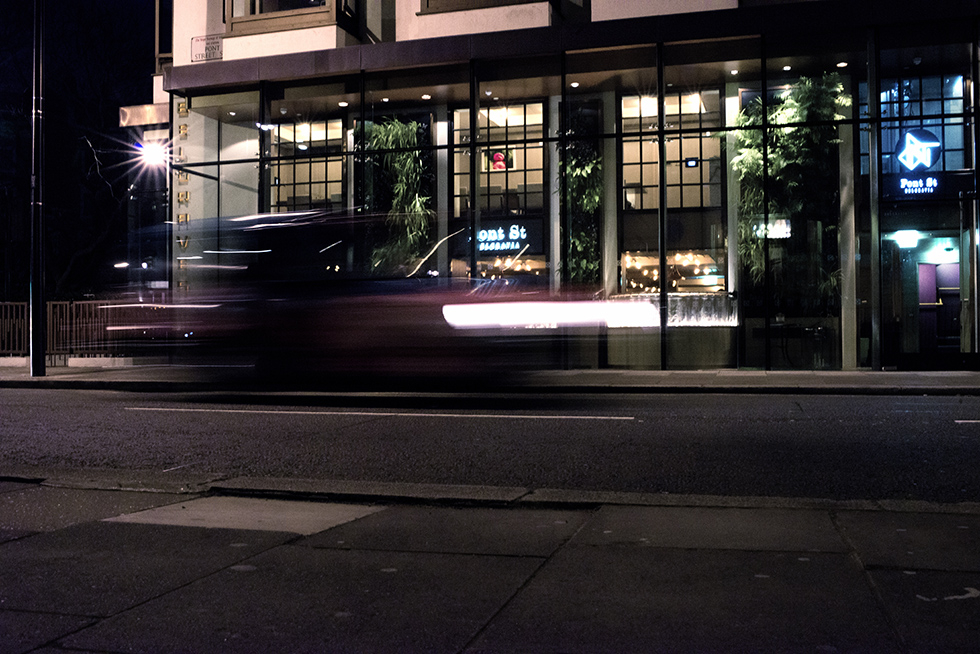 The Pink Bear can be spotted from the outside of Belgraves