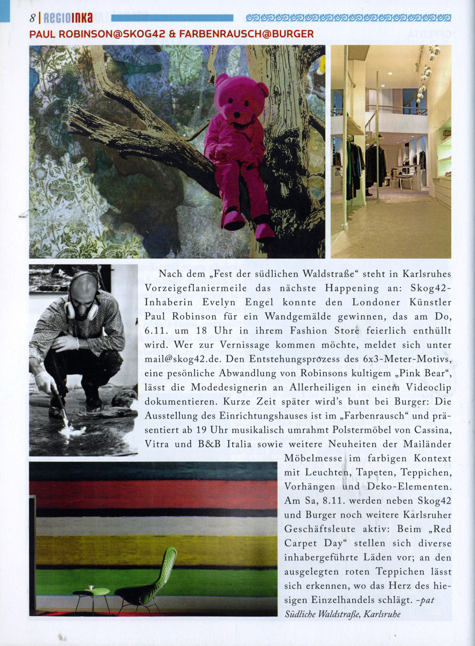 Paul Robinson featured in Regio Inka